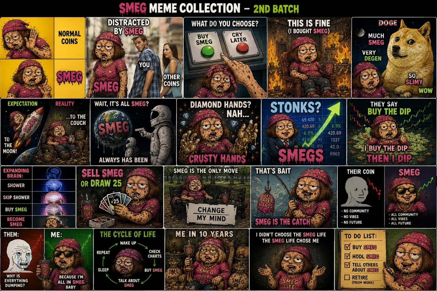 SMEG meme sheet 2